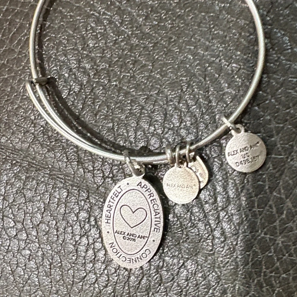 Alex and ani “because I love you” charm bracelet